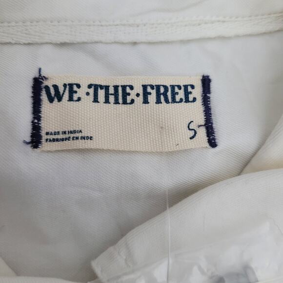 NWT We The Free Beaded Long Sleeve Button Shirt Small Country Glam Western Rodeo - Picture 5 of 13